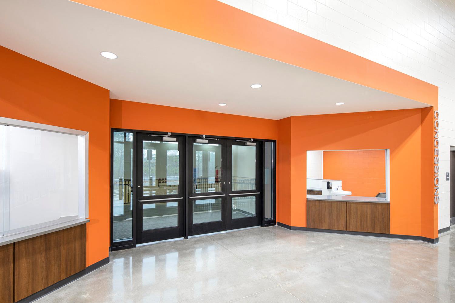 Entryway of the Sports Complex