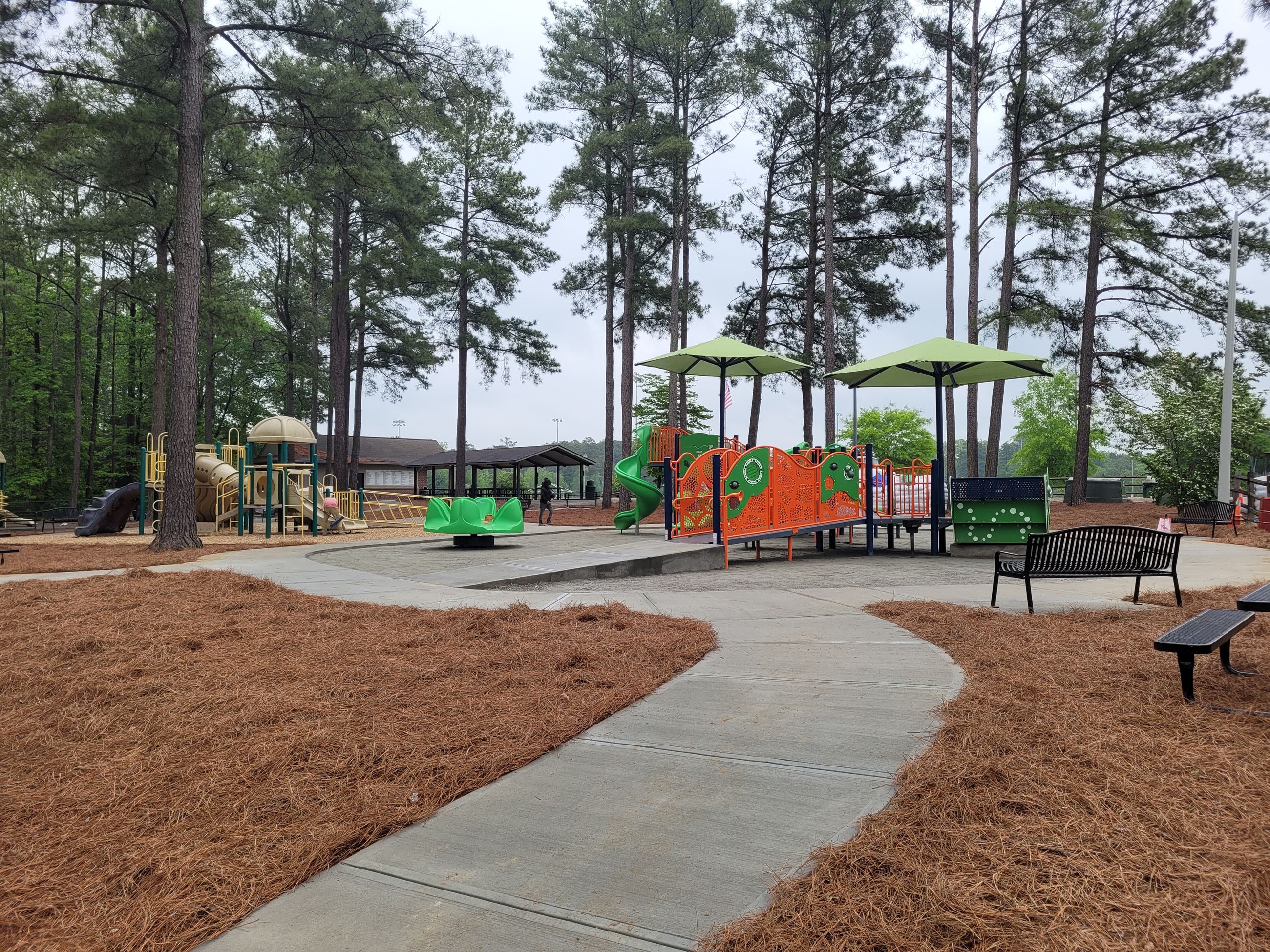 Picture of Hillcrest Park playground.