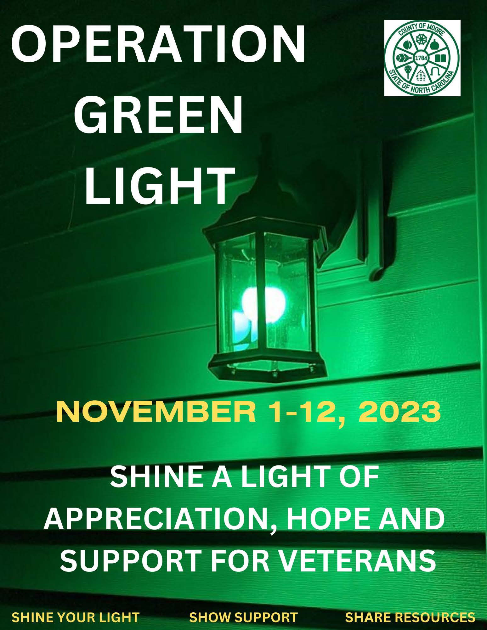 Operation green light flyer