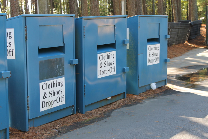 Clothing and Shoes Drop-off Bins
